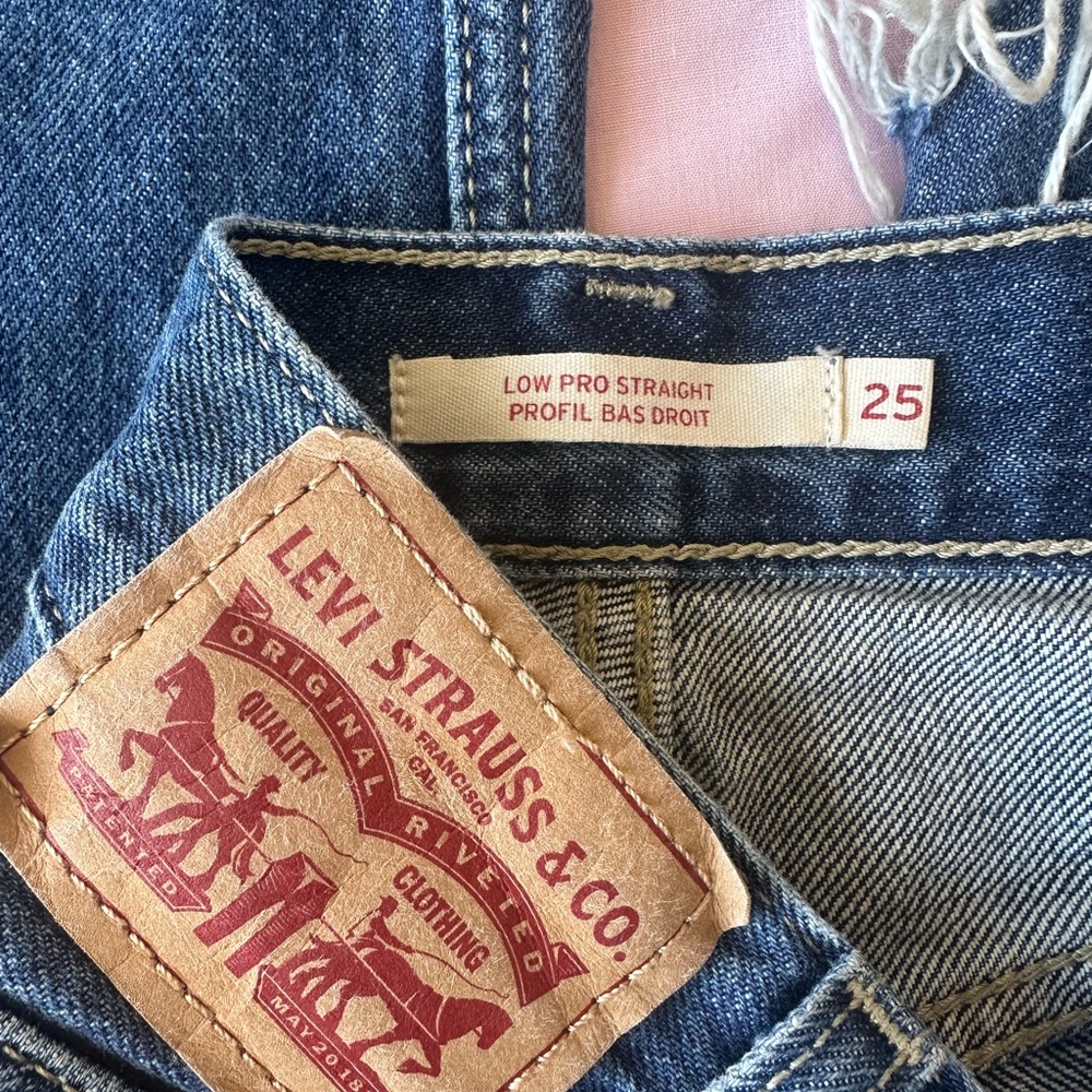 Levi's Blue Straight Jeans Classic Style